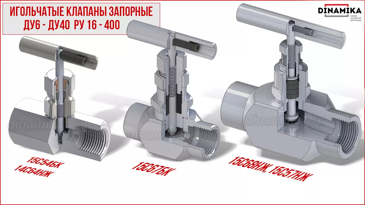 Резьбовые клапаны игольчатые муфтовые в Нефтеюганске